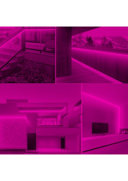 5 Metre Pembe Işık Neon Led Şerit Dış Mekan Silikonlu Esnek Dekoratif Aydınlatma 220v Fişli Sb-6509 modelleri