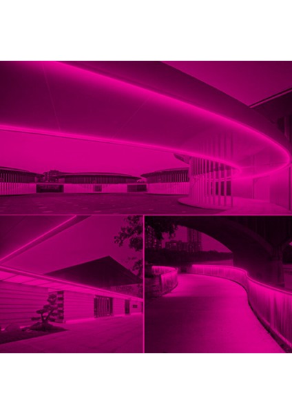 5 Metre Pembe Işık Neon Led Şerit Dış Mekan Silikonlu Esnek Dekoratif Aydınlatma 220v Fişli Sb-6509 indirimleri