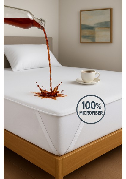 Pamukkale Lastikli Su Sıvı Geçirmez Yatak Koruyucu Alez