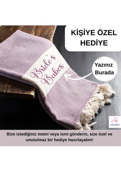 Kişiye Özel Elmas Desenli Nakışlı Peştemal Isim Yazılı Oversize Türk Plaj Havlusu Banyo Havlusu fiyatları