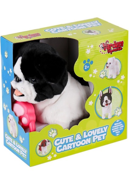 PR66308-25T Tasmalı Yürüyen Peluş Fransız Köpeği