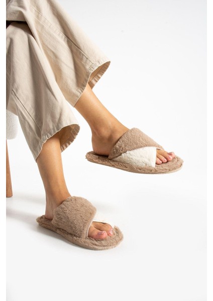 Taba Kışlık Dikişli Taban Çinçila Peluş Kumaş Burgu Terlik Sessiz Taban Ev Terliği indirimleri