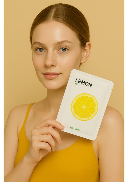 Limonlu Yüz Maskesi – C Vitamini Içerikli, Ton Eşitleyici, Leke Karşıtı Maske indirimleri