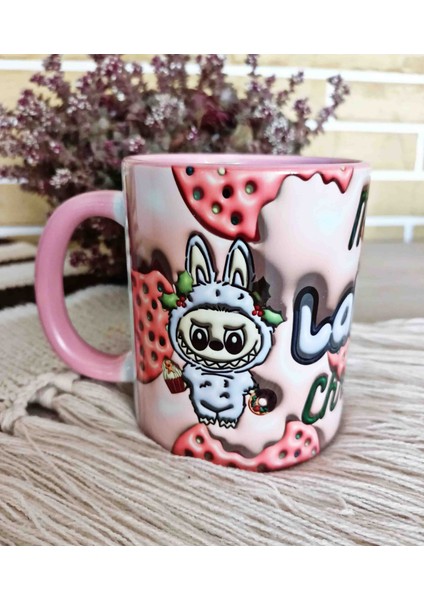 Labubu M4 Baskı Porselen Kupa