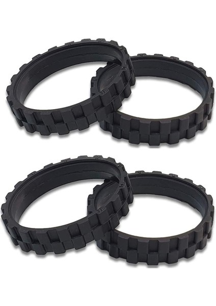 Irobot Roomba Tekerlekler Serisi 500, 600, 700, 800 ve 900 Için Lastikler, Kaymaz, Büyük Yapışma ve Kolay Montaj 4'lü Paket (Yurt Dışından)