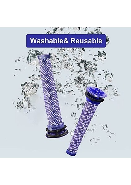 Dyson E Animal V8+, V8, V7, V6, DC62, DC61, DC59, DC58 Vakum 2 Paketi Için Filtre Değiştirmeleri (Yurt Dışından) fırsatları