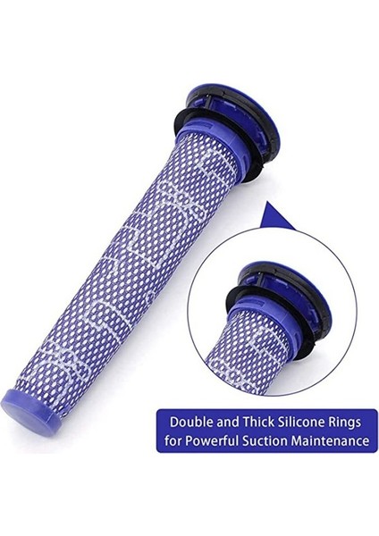 Dyson E Animal V8+, V8, V7, V6, DC62, DC61, DC59, DC58 Vakum 2 Paketi Için Filtre Değiştirmeleri (Yurt Dışından) indirimleri