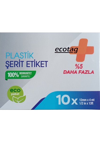 Dymo Letratag Muadili Thermal Plastik Şerit Etiket Sarı 10'lu fırsatları