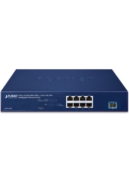 Yönetilemeyen Gigabit Switch (Unmanaged Gigabit Switch)&lt;br&gt; 8-Port 10/100/1000/2500T&LT;BR&GT; 1-PORT 10GBASE-X Sfp+ Yuva