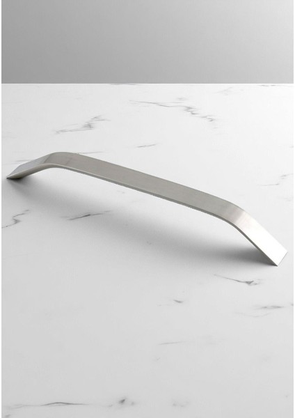 Eko Şahin Alüminyum Metal Lüks Modern Mobilya Çekmece Mutfak Dolabı Kulpu Inox (5 Adet)