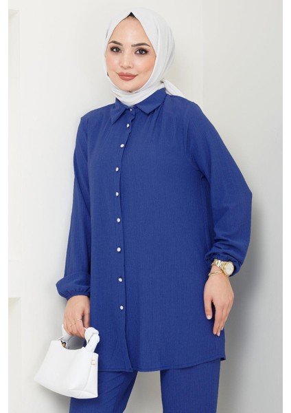 Bürümcük Gömlekli Takım Lacivert HM2394 modelleri