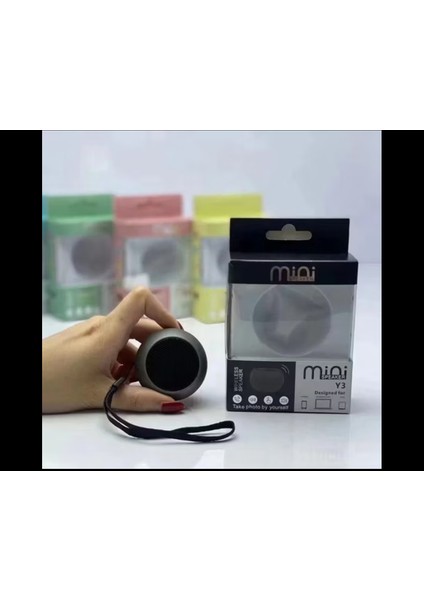 Metal Mini Bluetooth Ses Bombası Mini Boyut Yüksek Ses Performans Ambiyans Renkli Taşınabilir Farklı Renklerde Tws Uyumlu Eşleştirilebilir 2 Cihaz Hoparlör