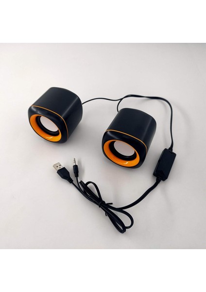 Kablolu USB Multimedya Speaker Mini Hoparlör Bilgisayar Tablet Pc Notebook Uyumlu