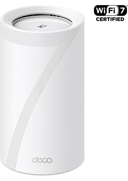 Deco BE85 (1-Pack) | Wi-Fi 7 Mesh Sistemi | BE19000 Mbps | Fiber Uyumlu | Üç Bant | AI-Roaming | 10 Gbps Port | 6 GHz | 200 Cihaz | WPA3 | VPN | Mobil Uygulama ile Kolay Kurulum