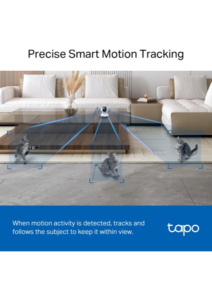 Tapo C220 | Akıllı Wi-Fi Güvenlik Kamerası | 2K 4MP | Yapay Zeka Destekli | 360° Hareket Takibi | 9m Gece Görüşü | Çift Yönlü Ses | Bebek Ağlaması Tespiti | Bulut/SD Kart Depolama