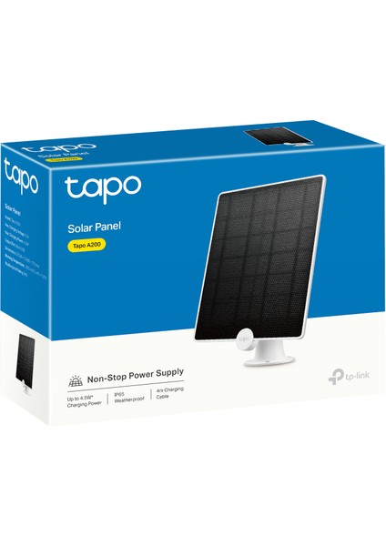 Tapo A201 | 360° Ayarlanabilir Güneş Paneli | IP65 Su ve Toz Geçirmez | 4.5W Güç | 4m Kablolu | Tapo Güvenlik Kameraları İçin Enerji Kaynağı fiyatları