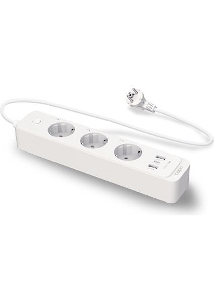 Tapo P300 | 3’lü Wi-Fi Akıllı Priz | 18W Hızlı Şarj | Uzaktan Kontrol | Alexa | Google Home | Apple HomeKit Uyumlu | 1.5m Kablo | Kolay Kurulum