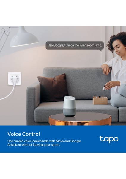 Tapo P115 (4-Pack) | Mini Akıllı Wi-Fi Priz | Enerji İzleme | Uzaktan Kontrol | Alexa ve Google Home Uyumlu | Cihaz Paylaşımı | Kolay Kurulum | Hub Gerektirmez