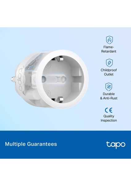 Tapo P115 (4-Pack) | Mini Akıllı Wi-Fi Priz | Enerji İzleme | Uzaktan Kontrol | Alexa ve Google Home Uyumlu | Cihaz Paylaşımı | Kolay Kurulum | Hub Gerektirmez
