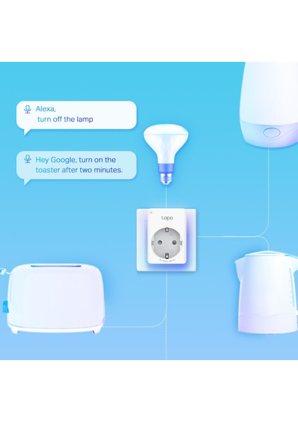 Tapo P110 | Mini Akıllı Wi-Fi Priz | Enerji İzleme | Uzaktan Kontrol | Alexa ve Google Home Uyumlu | Cihaz Paylaşımı | Kolay Kurulum | Hub Gerektirmez
