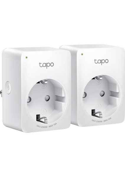 Tapo P100(2-pack) | Akıllı Mini Wi-Fi Priz | Uzaktan Kontrol | Alexa ve Google Home Uyumlu | Cihaz Paylaşımı | Zamanlama Özelliği | Kolay Kurulum | Hub Gerektirmez