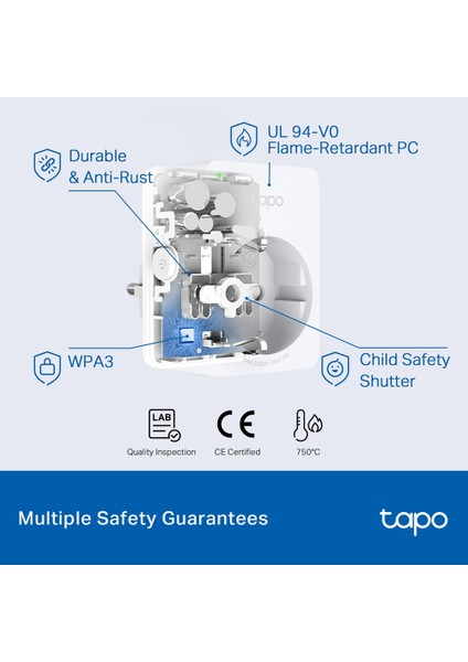 Tapo P100(4-pack) | Akıllı Mini Wi-Fi Priz | Uzaktan Kontrol | Alexa ve Google Home Uyumlu | Cihaz Paylaşımı | Zamanlama Özelliği | Kolay Kurulum | Hub Gerektirmez