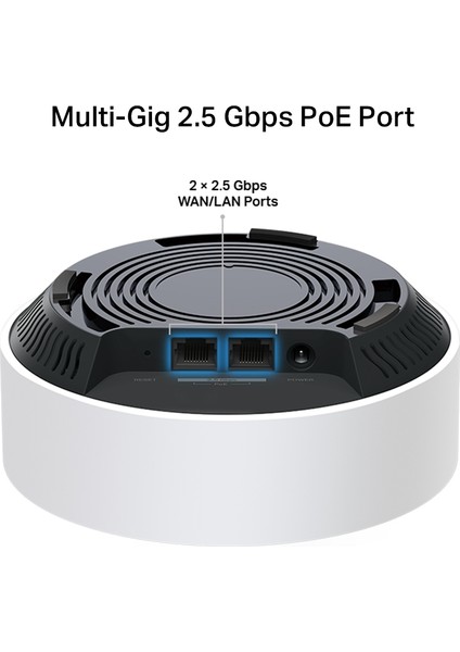 Deco X50(2-pack) PoE Destekli Wi-Fi 6 Mesh Sistemi | AX3000 Mbps Hız | Fiber Uyumlu | Çift Bant | 2.5 Gbps Port | 150 Cihaz | 420 m² Kapsama Alanı | WPA3 | Mobil Uygulama ile Kolay Kurulum