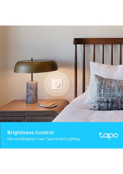Tapo S200D | Akıllı Işık Düğmesi | Kablo Gerektirmez | Pil Dahil | Gerçek Zamanlı Bildirimler | Kolay Kurulum | Tapo Hub Gerektirir | Uzaktan Kontrol ve Tapo Cihazlarıyla Entegre Çalışma