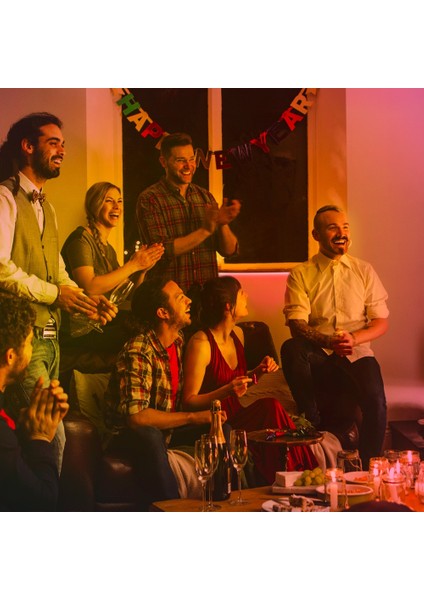 Tapo L900-5 | Akıllı Wi-Fi LED Şerit | 5m | Çok Renkli | Müzikle Senkronizasyon | Uygulama ve Sesle Kontrol | Alexa & Google Assistant Uyumlu | Kolay Kurulumlu Dekoratif LED Işık