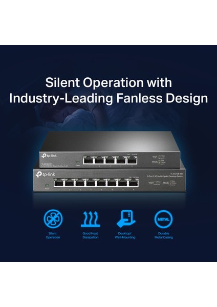 TL-SG105-M2, 5 Port 2.5g Multı Gıgabıt Masaüstü Swıtch