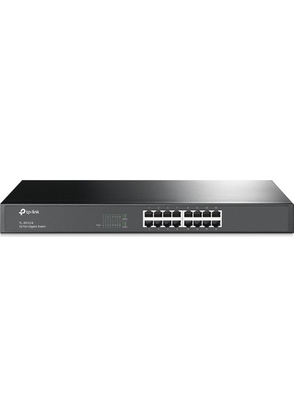 TL-SG1016, 16-Port 10/100/1000Mbps % 15 Enerji Tasarruflu 19" Çelik Kasa Gigabit Rackmountable Switch