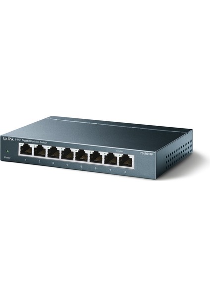 TL-SG108 8 Port 10-100-1000 Mbps Switch Çelik Kasa