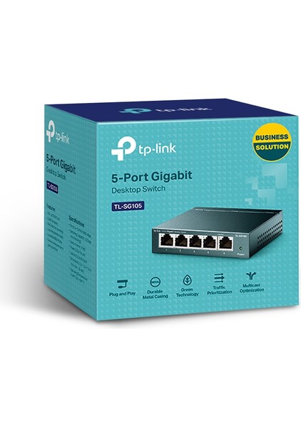 TL-SG105 5 Port 10-100-1000 Mbps Switch Çelik Kasa