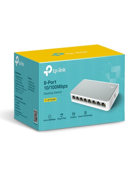 TL-SF1008D 8 Port 10-100 Mbps Switch Plastik Kasa