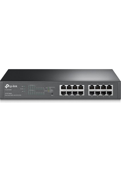 TL-SG1016PE, 16-Port Gigabit Easy Smart 8 Port PoE Destekli Switch