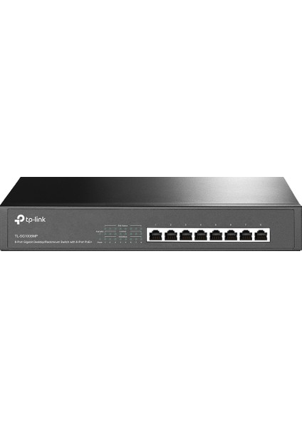 TL-SG1008MP 8 Port Poe+ 10-100-1000 Mbps Switch Çelik Kasa Rack Mount