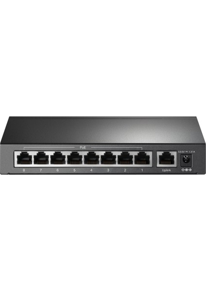 TL-SF1009P 8 Port Poe+ 10-100 Mbps Switch Çelik Kasa