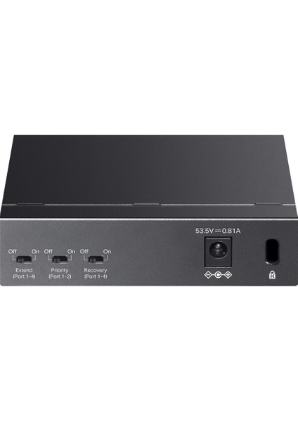 TL-SF1005LP 5 Port 4 Port Poe+ 10-100 Mbps 1 Port Uplink Switch Çelik Kasa