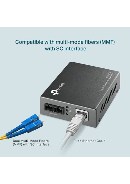 MC200CM, Gigabit Ethernet Medya Dönüştürücü