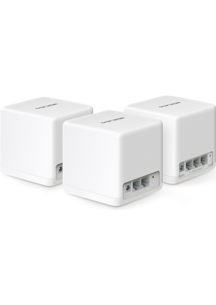 Halo H60X(3-pack), AX1500Mbps, Dual-Band, Gigabit Portları, 100'e Kadar Cihaz Bağlanabilir, 550 m²'ye Kadar Kapsama, Akıllı Bağlantı, Mobil Uygulama ile Kolay Kurulum, Wi-Fi 6 Mesh Sistemi