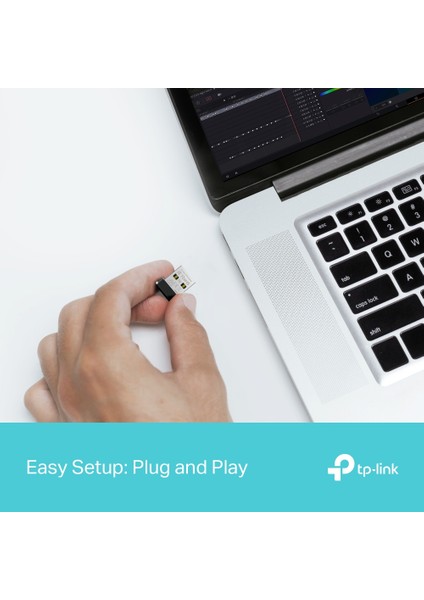 Archer TX1U Nano | Wi-Fi 6 USB Adaptör | AX300 Mbps | Nano Boyut | MU-MIMO | AP Modu | Kolay Kurulum | Windows & Linux Uyumlu | Seyahat ve Uzaktan Çalışma İçin İdeal