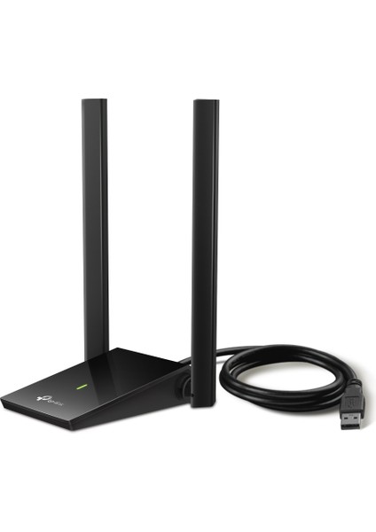 Archer T4U Plus | Wi-Fi 5 USB Adaptör | AC1300 Mbps | Dual Band | USB 3.0 | Çift Yüksek Kazançlı Anten | MU-MIMO | Ayarlanabilir Anten | Kolay Kurulum | Geniş Kapsama Alanı