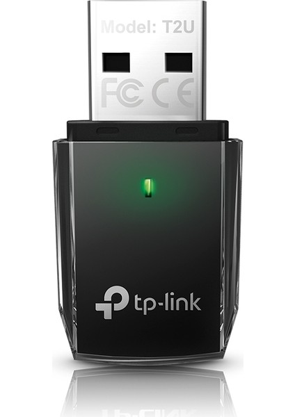 Archer T2U | Wi-Fi 5 USB Adaptör | 600 Mbps | Dual Band | 802.11ac | Çift Bant | Gelişmiş Güvenlik | Windows | Mac & Linux Uyumlu