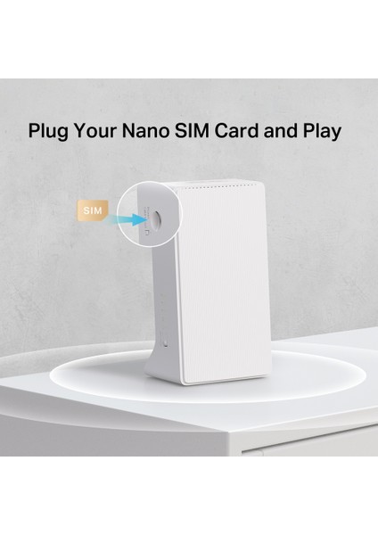 MB230-4G | AC1200 Mbps 4G LTE Router | CAT-6 Destekli | SIM Kart Girişli | 2 Ethernet Portu | Mobil İnternet Router