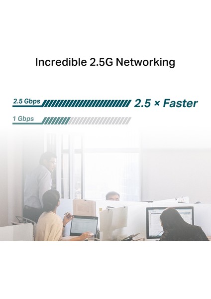 TX201 | Gigabit PCIe Ağ Adaptörü | 2.5 Gbps Hız | 2.5G Base-T | Gigabit & Hızlı Ethernet Uyumluluğu | CAT6A 1 |5m Ethernet Kablosu Dahil | Windows & Linux Destekli