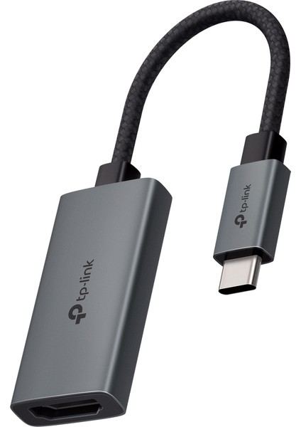 UA520C | USB-C - HDMI Adaptör | 4K@60Hz Ultra HD | Tak & Çalıştır | Mac/Windows/iPadOS/Android uyumlu | Dayanıklı alüminyum gövde