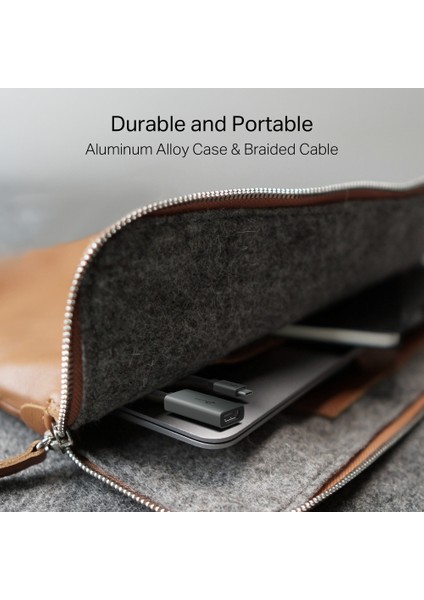 UA520C | USB-C - HDMI Adaptör | 4K@60Hz Ultra HD | Tak & Çalıştır | Mac/Windows/iPadOS/Android uyumlu | Dayanıklı alüminyum gövde