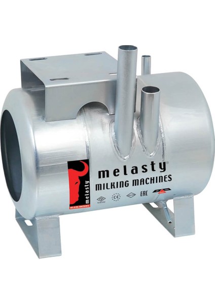 Süt Sağma Makinesi 15 Litre Yağlı Tip Vakum Tankı (Melasty Model) (Galvaniz Kaplı)