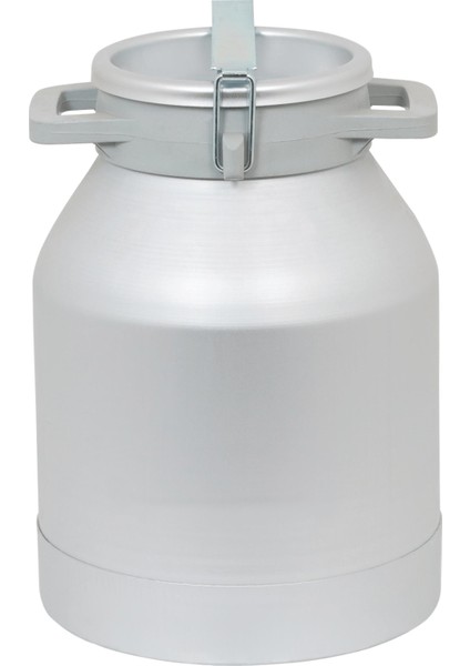 Süt Sağma Makinesi Alüminyum Süt Güğümü (50 Litre Iki Kulplu Kapaklı Geniş Ağız)