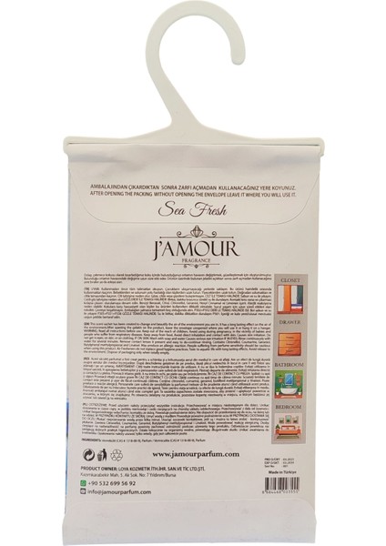 Sea Fresh (Deniz Ferahlığı) Askılı Dolap ve Çekmece Kokusu modelleri